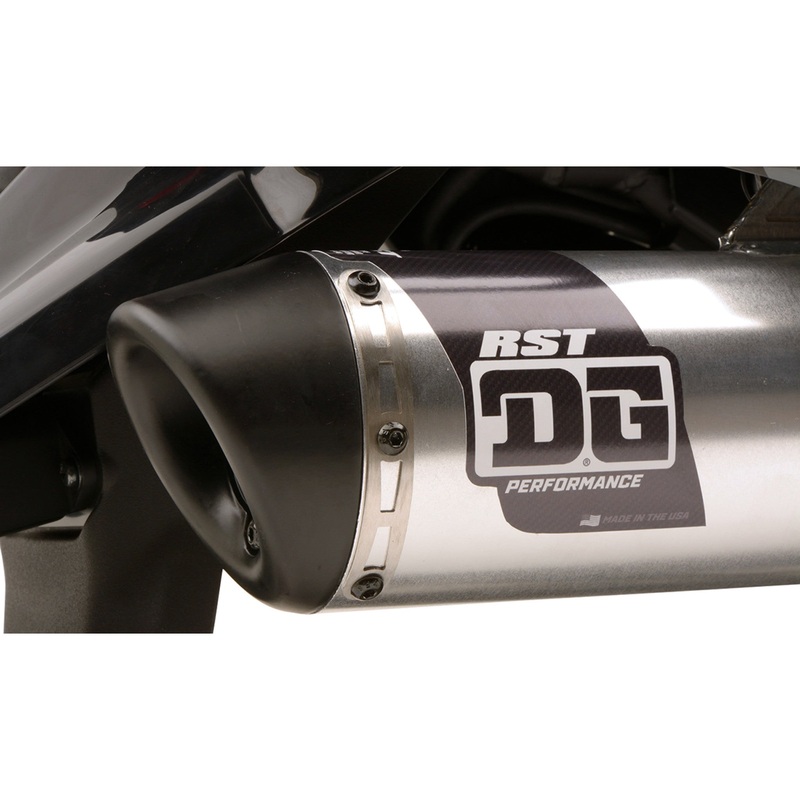 DG PERFORMANCE 1821-1812 091-8650 RST Dual Sport Slip-On Muffler Dual Sport Slip-On Muffler