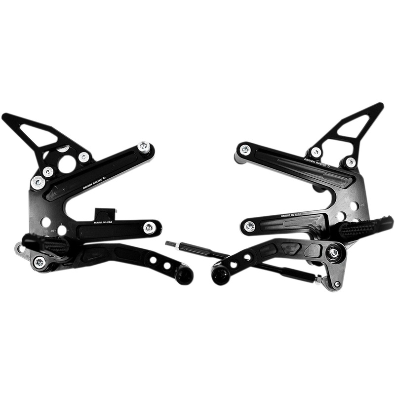 DRIVEN RACING 1623-0485 DRP-734 TT Rearsets TT Rearset - Z900