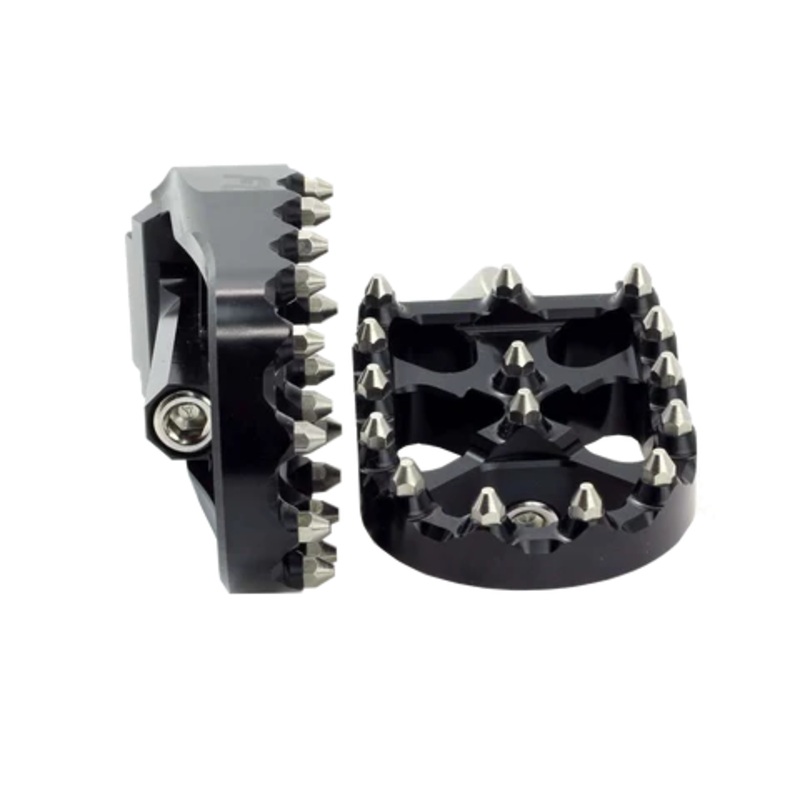 FLO MOTORSPORTS V2 MX STYLE FOR HARLEY DAVIDSON DYNA FXR SPORTSTER - BLACK