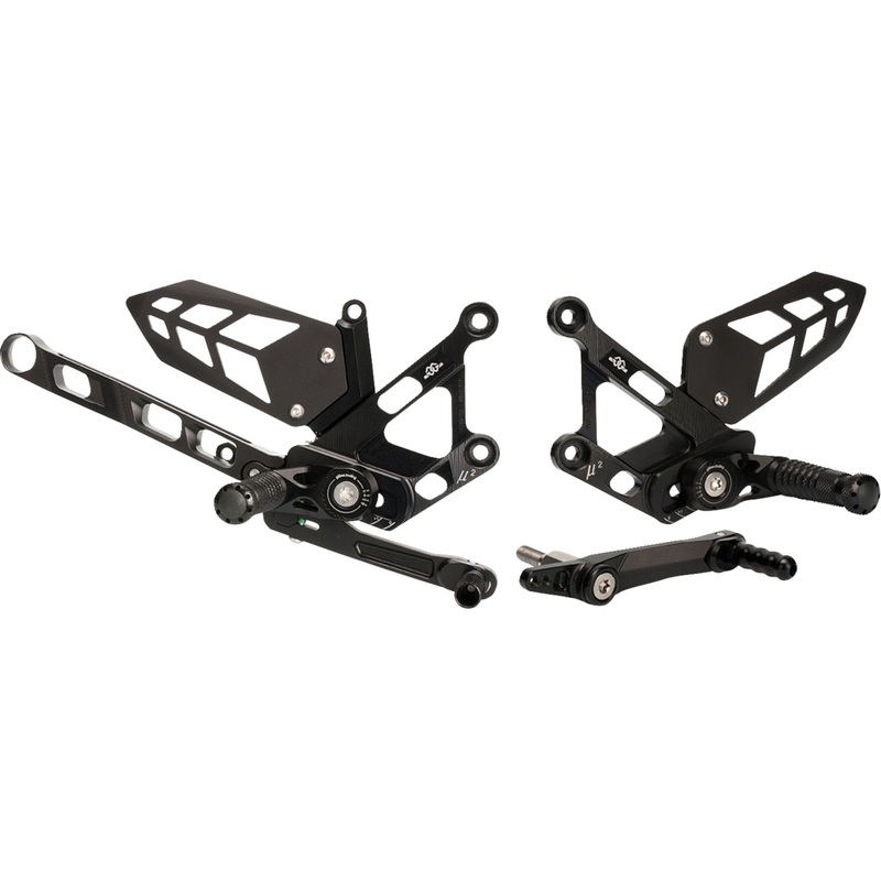 GILLES TOOLING 1623-0417 MUE2-Y02-B MUE2 Rearset black - ktm