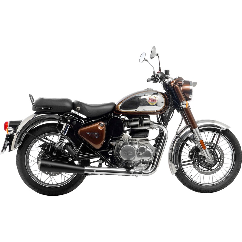 LEOVINCE 1811-4441 15008BU Classic Racer Slip-On Muffler Classic Racer Black Edition Slip-On Muffler
