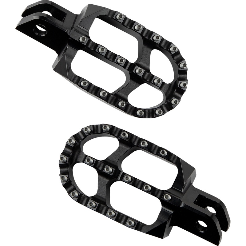 MOOSE OFFROAD 1620-2437 M-80-500 Footpegs Footpeg - Black - Driver