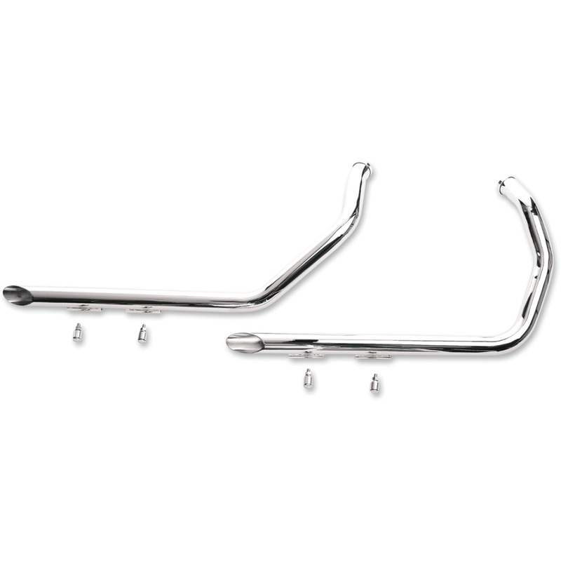 PAUGHCO 1800-1023 719-3-40 1-3/4" Dual Slash-Cut Drag Pipes