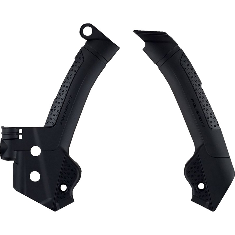 POLISPORT 0505-2482 8500200001 Frame Guards black - husqvarna