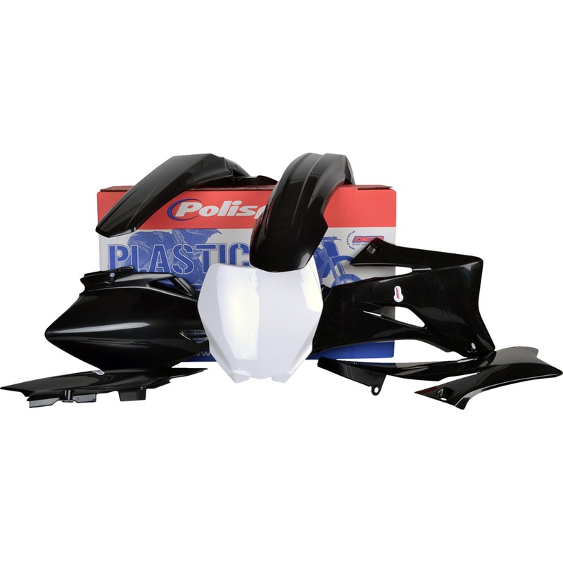 POLISPORT 0520-3502 90204 Body Kit For Yamaha Complete Body Kit - Black - YZ 250F/450F