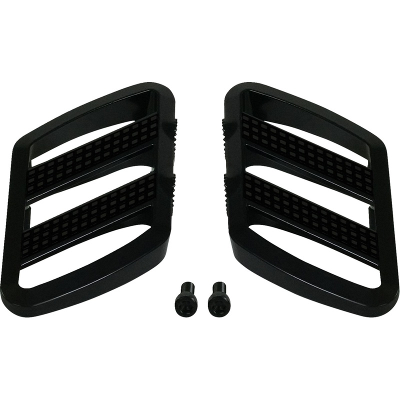 SHOW CHROME 1621-1159 41-426BK Combat Floorboards Combat Boards - Driver - Stealth Black - Ryker '19-'24
