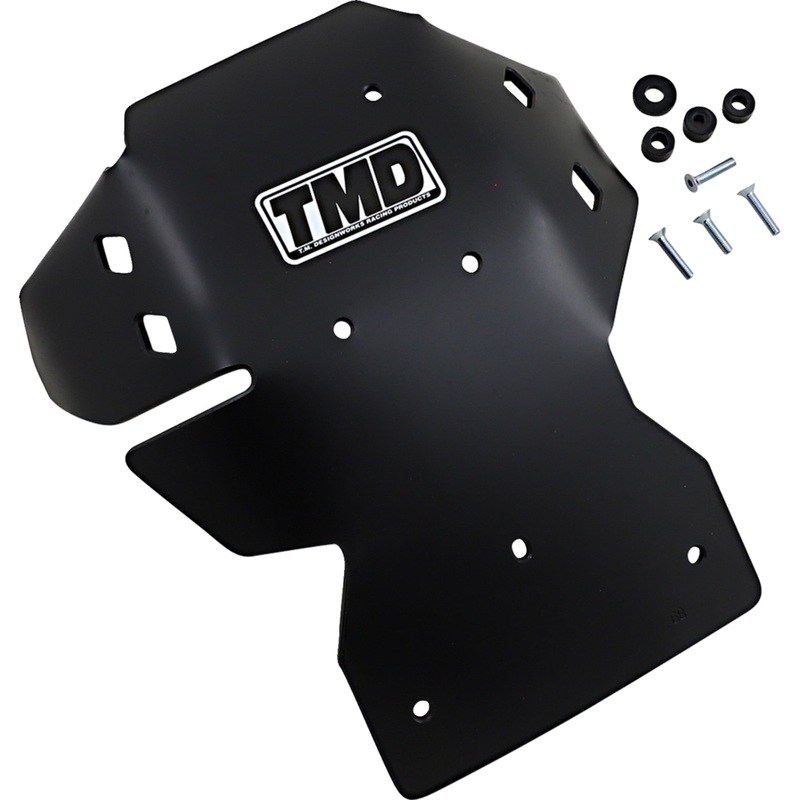 T.M. DESIGNWORKS 0506-1570 SUMC-DZ400-BK Full-Coverage Skid Plate Skid Plate - Black - DR-Z 400/450SM