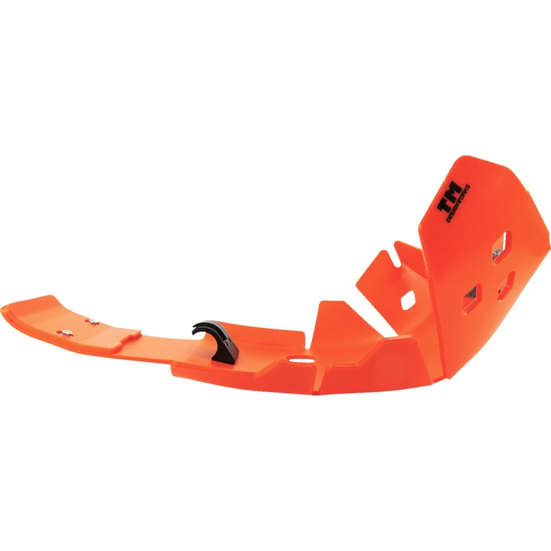 T.M. DESIGNWORKS 0506-2110 KHLG-362-OR Full-Coverage Skid Plates with Linkage Protection Skid Plate - Orange - Gas Gas | Husqvarna | KTM