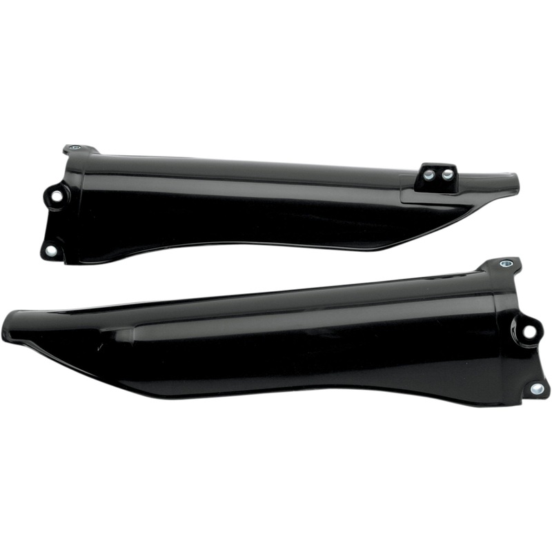 UFO 0412-0102 KA03778001 Kawasaki Fork Tube Protectors Fork Tube Protectors - Black - KXF - '06-'08