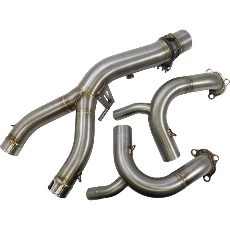 AKRAPOVIC 1812-0528 E-B12R7/1 2-into-1 Head Pipe Header - Stainless Steel