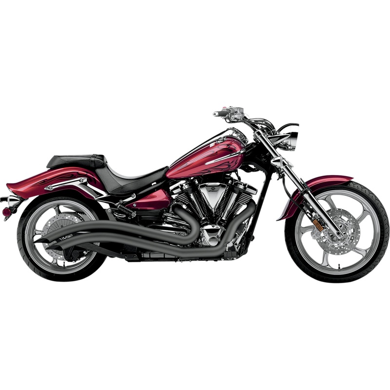 COBRA 1810-1866 2225B Speedster Swept Exhaust System Speedster Swept Exhaust - Black - Raider