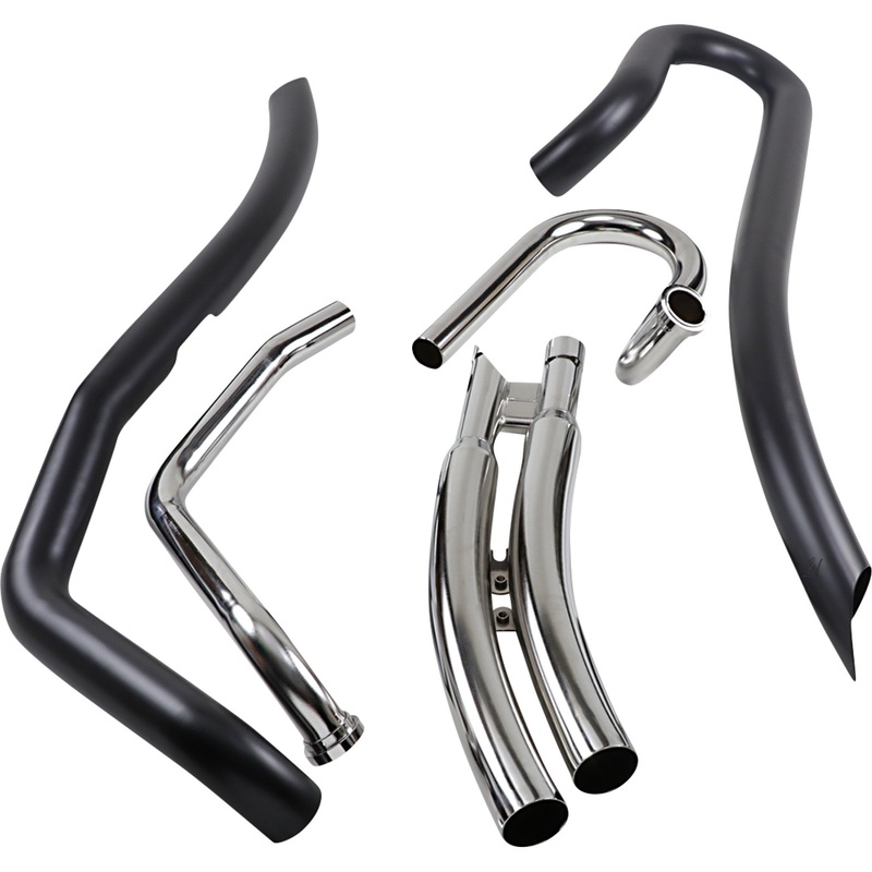 COBRA 1810-2670 3221B Speedster Swept Exhaust System Speedster Swept Exhaust - Black - M109R