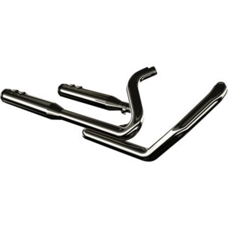 (OPEN BOX) KHROME WERKS 1800-1968 201830 2:2 Dominator Exhaust System - Eclipse - '09-'16 FL - With 4-1/2" Muffler