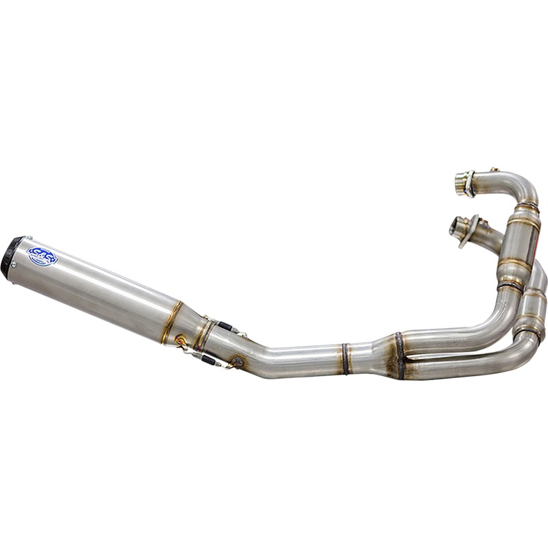 S&S CYCLE 1810-2890 550-1029A Qualifier 2:1 50 State Exhaust System stainless steel