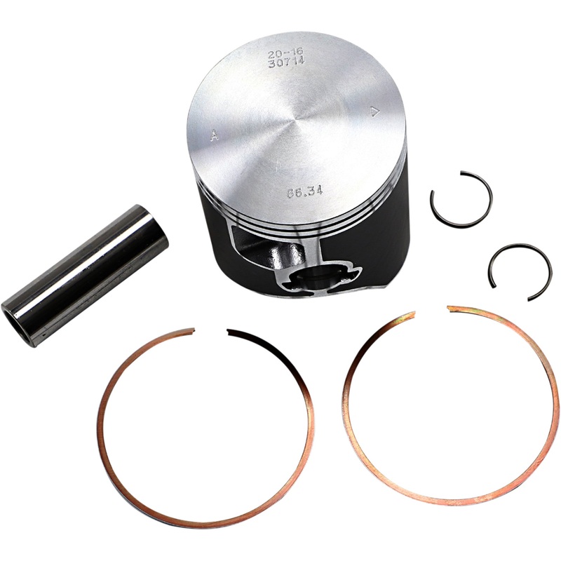 VERTEX 0910-2066 23630A Piston Kit Cast Replica for 2 Stroke Piston Kit - 66.34 mm - Gas Gas | Husaberg | Husqvarna | KTM
