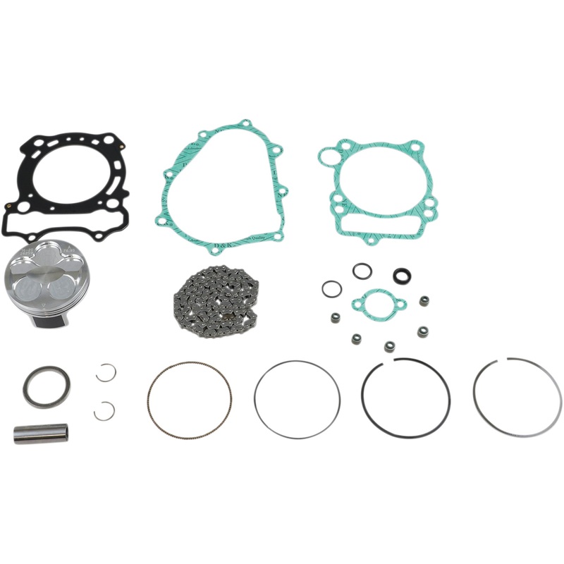 VERTEX 0910-3758 VTKTC23391B Top End Piston Kit Forged Replica for 4-Stroke Top End Piston Kit - 76.96 mm - Yamaha YZ250F