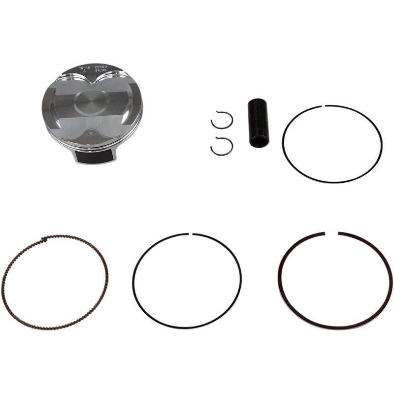 VERTEX 0910-4113 24112A Piston Kit Forged High Compression for 4-Stroke Piston Kit - 94.95 mm - Gas Gas | Husqvarna | KTM