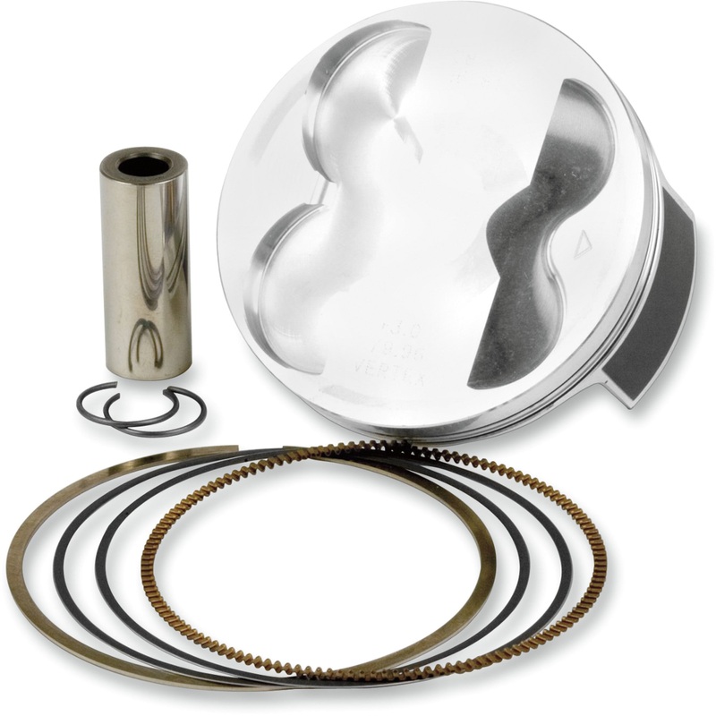 VERTEX 0910-4669 24165A Piston Kit Forged Replica for 4 Stroke Piston Kit - 76.95 mm - Kawasaki KX250F