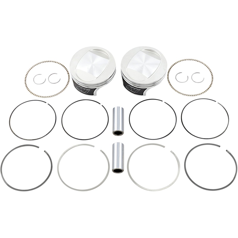 WISECO 0903-1567 K0210P2 Tracker Series Piston Kit Tracker Series Piston Kit - 3.895" - 96 Cubic Inch Bored to 103 Cubic Inch - +0.020" - Twin Cam