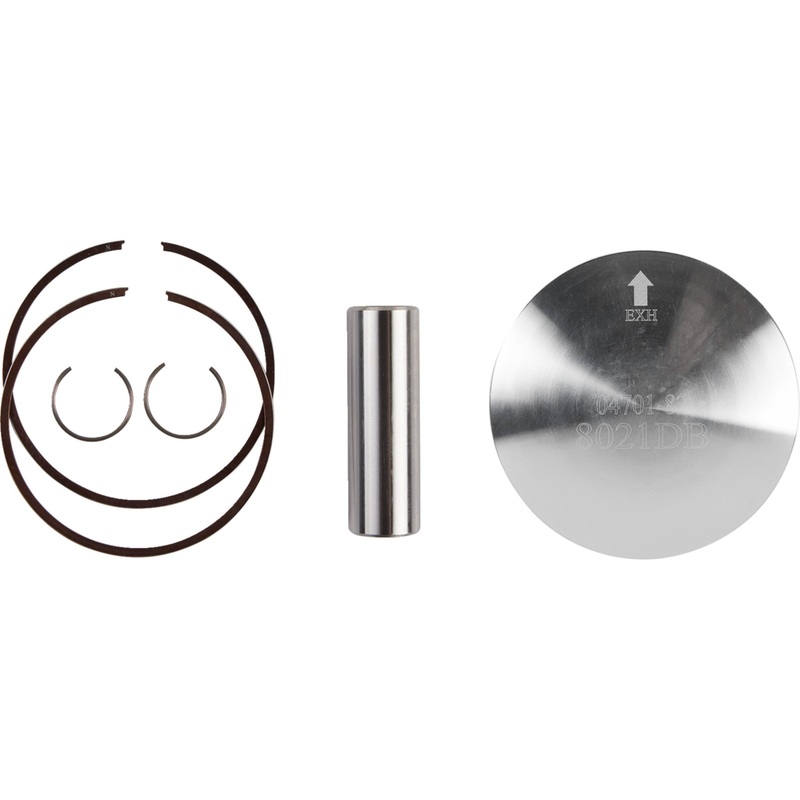 WOSSNER 0910-4728 8021DB Piston Kit for 2 Stroke Piston Kit - 66.35 mm - Honda