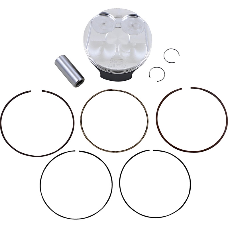 WOSSNER 0910-4940 8587DC Piston Kit for 4 Stroke Piston Kit - 77.97 mm - Honda