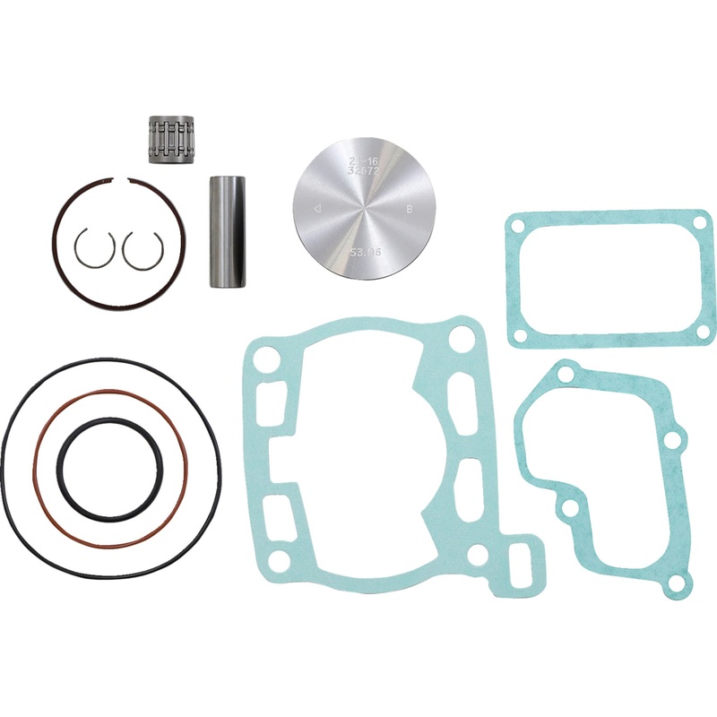 VERTEX 0910-3361 VTK22795B-1 Top End Piston Kit Cast Replica for 2-Stroke Top End Piston Kit - 66.36 mm - Kawasaki KX250
