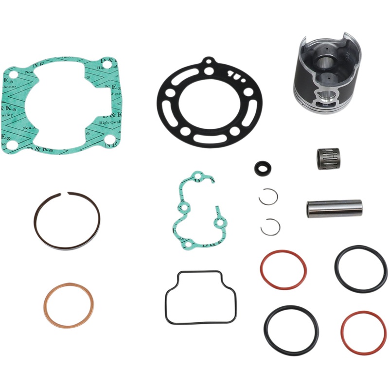 VERTEX 0910-4648 VTK23614A Top End Piston Kit Cast Replica for 2-Stroke Top End Piston Kit - 52.44 mm - Kawasaki | Suzuki