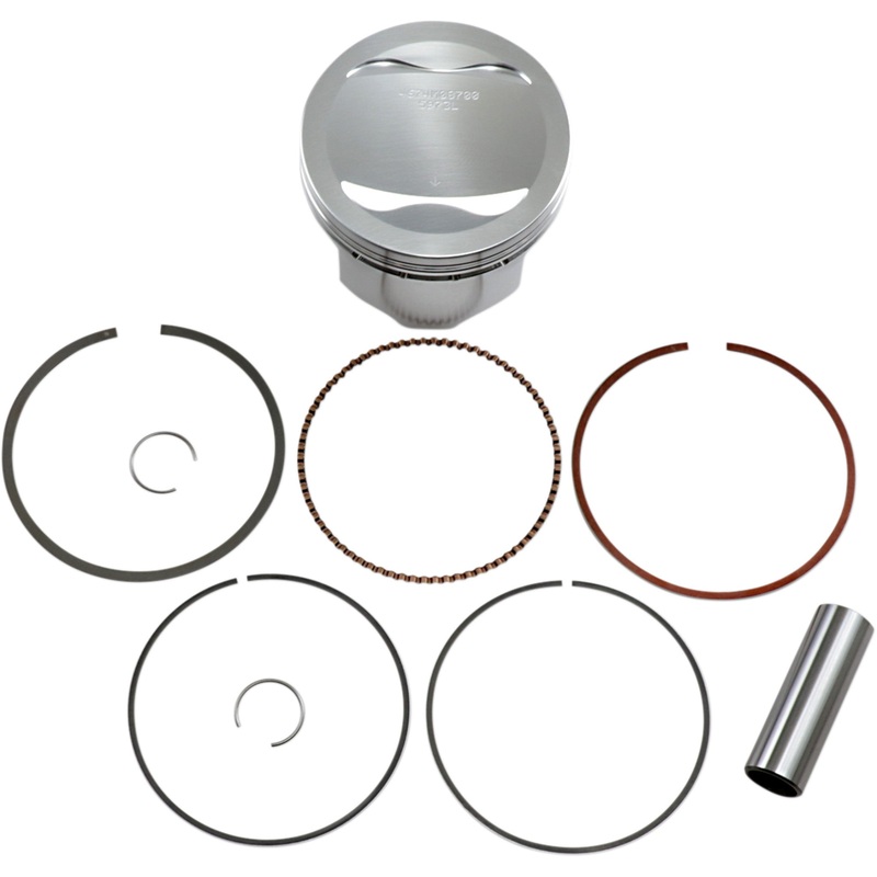WISECO 0910-1661 4674M08700 Piston Kit Forged Series for 4-Stroke Piston Kit - 87.00 mm - Yamaha