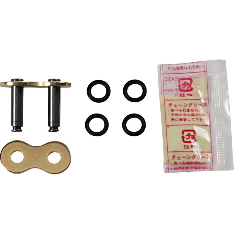 DID 1225-0593 ZJ520ERV7 520 ERV7 Rivet Connecting Link 520 ERV7 - Connecting Link - Rivet - Gold