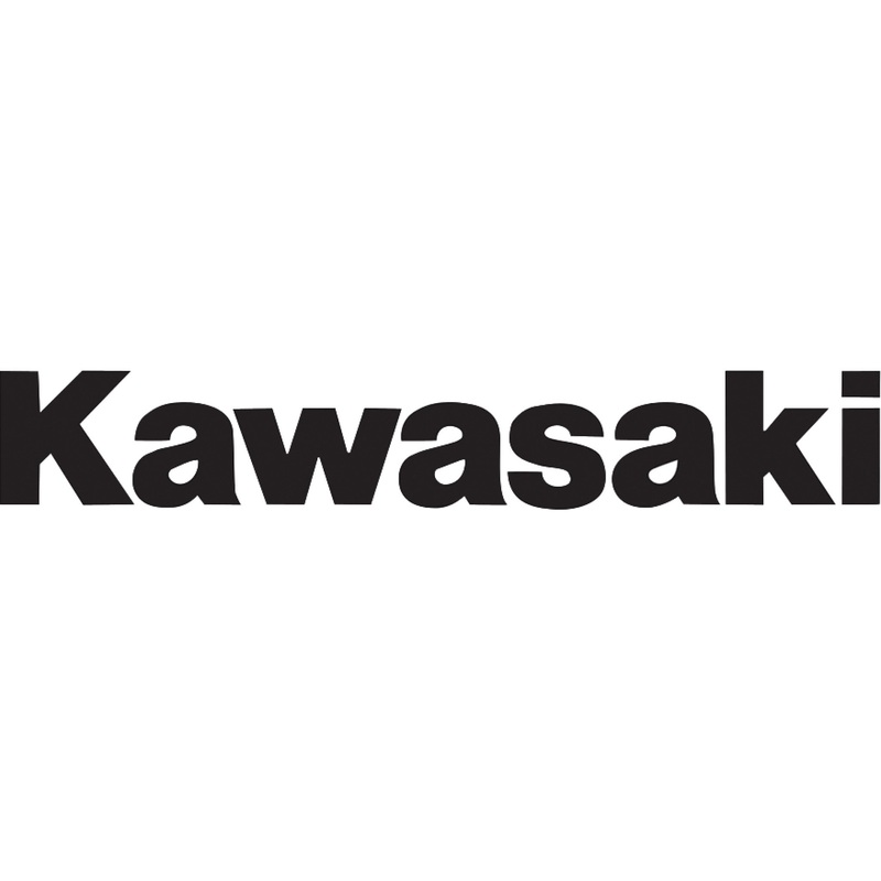 FACTORY EFFEX 4320-0538 09-94150 Die-Cut Logo Decal Die-Cut Decal - 5' - Kawasaki Black