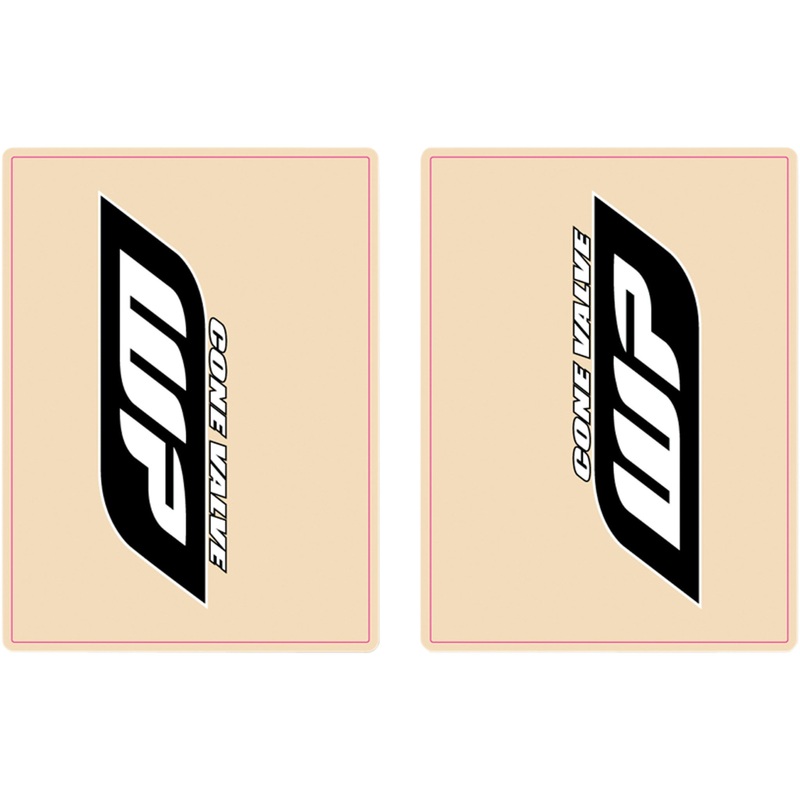 FLU DESIGNS INC. 4320-1442 01019 Upper Fork Decals Upper Fork Decal - WP - White/Black