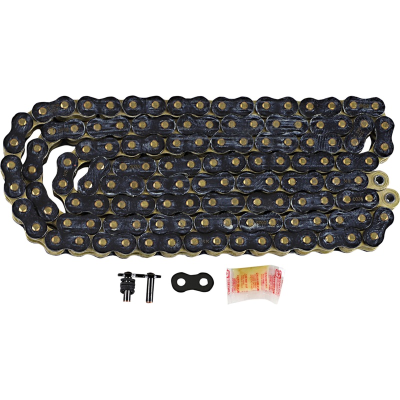 RK 1223-1026 525MAXZ-130-BG 525 Max Z Chain 525 Max Z - Drive Chain - 130 Links - Black & Gold