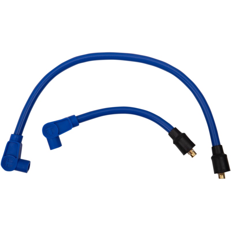 SUMAX DS-242118 49631 409 Pro Race Custom-Fit Spark Plug Wire Kit Spark Plug Wire - 10.4 mm - Blue - '65-'99 FX/FL