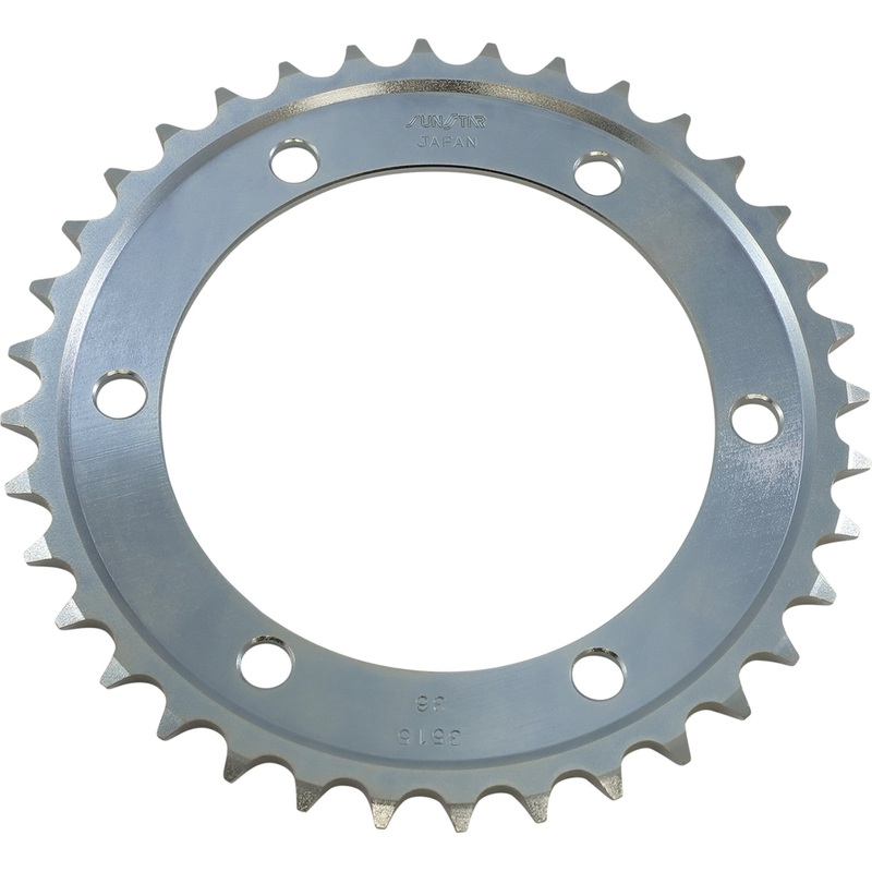 SUNSTAR SPROCKETS 1210-1458 2-351536 Steel Rear Sprocket Rear Sprocket - 36 Tooth