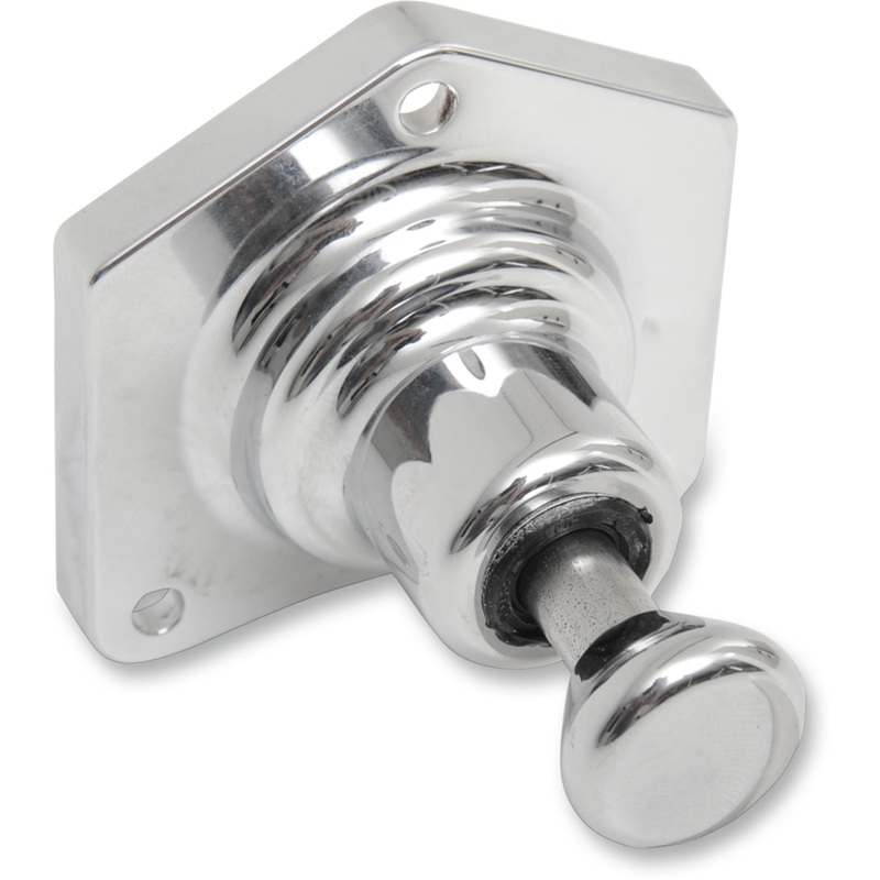 TERRY COMPONENTS 2110-0547 550023 Solenoid End Cover with Starter Button Solenoid End Cover - Starter Buttons - Chrome