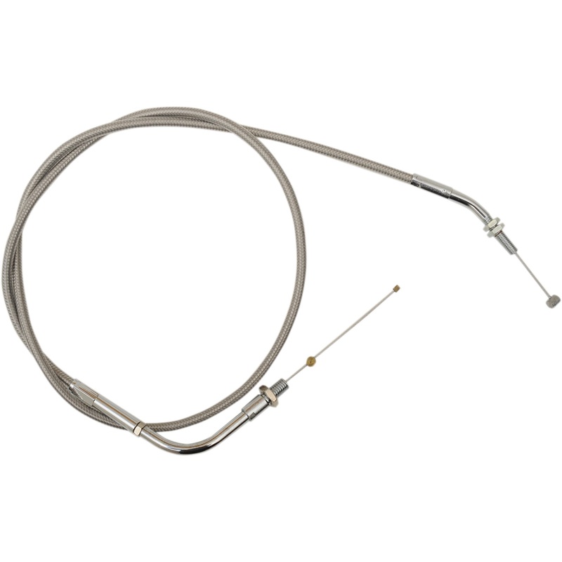 BARNETT 0651-0389 102-90-40003 Stainless Steel Throttle/Idle Cable for Street  Idle Stainless Steel Throttle/Idle Cable for Street - Yamaha