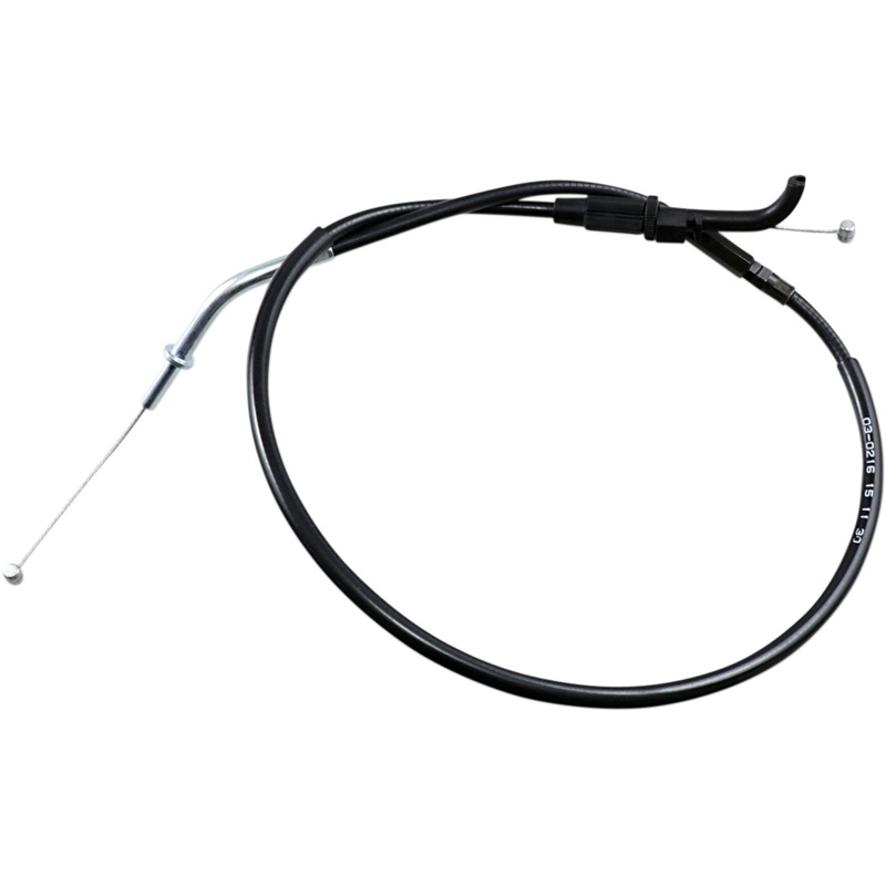 MOTION PRO MP03-216 03-0216 Black Vinyl Throttle Cable pull - kawasaki