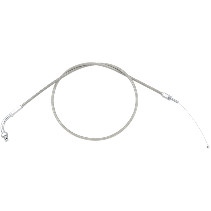 MOTION PRO MP62-0331 62-0331 Armor Coat Stainless Steel Throttle/Idle Cable for Cruisers pull - honda