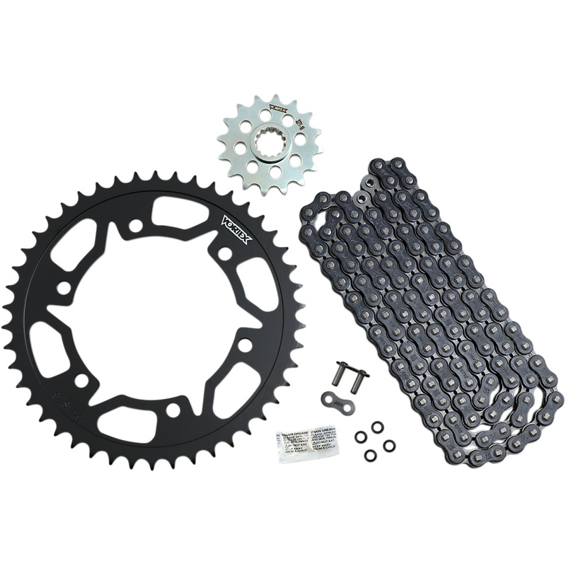 VORTEX 1230-1174 CK6440 OES Original Equipment Steel Chain Kit Chain Kit - Black - Yamaha - FZ6R