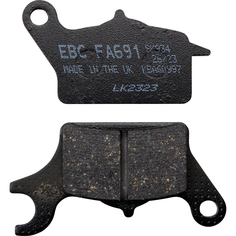 EBC 1720-0592 FA691 Organic Base "FA" Brake Pads Organic Brake Pads