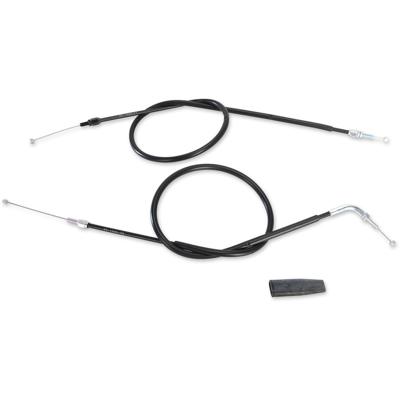 MOOSE OFFROAD 0650-1536 45-1222 Black Vinyl Throttle Cable Throttle Cable - Kawasaki