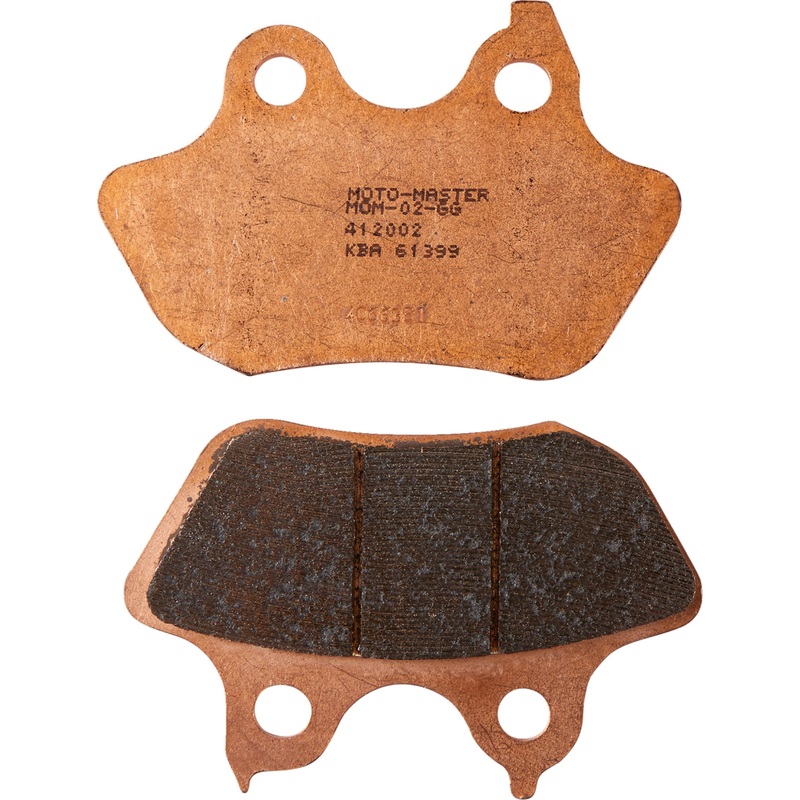 MOTO-MASTER 1721-3500 412002-PU RoadPro Sintered Metal Brake Pads Brake Pads - Sintered Series