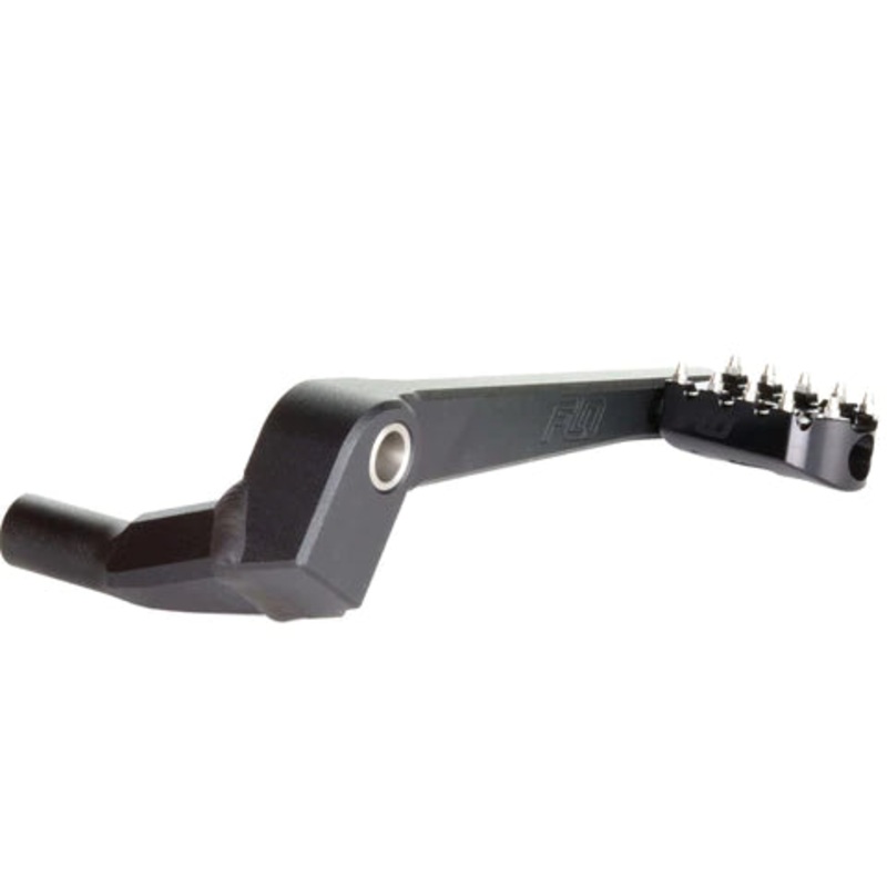 FLO MOTORSPORTS ADJUSTABLE BRAKE PEDAL M8 SOFTAIL W/MIDS -BLACK