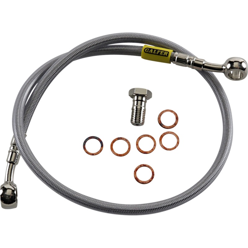GALFER 1741-6049 FK003D90R Brake Line Kit Brake Line - Stainless Steel