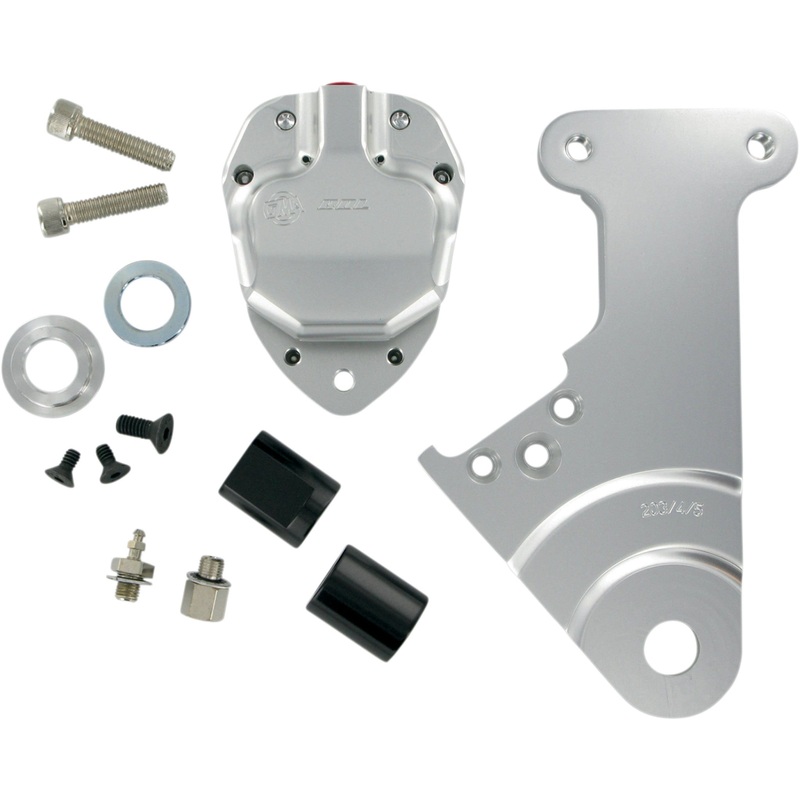 GMA ENGINEERING BY BDL 1701-0258 GMA-203 Ironhead Vintage Rear Brake Caliper Rear Caliper - 79-81 XL - Clear Anodized