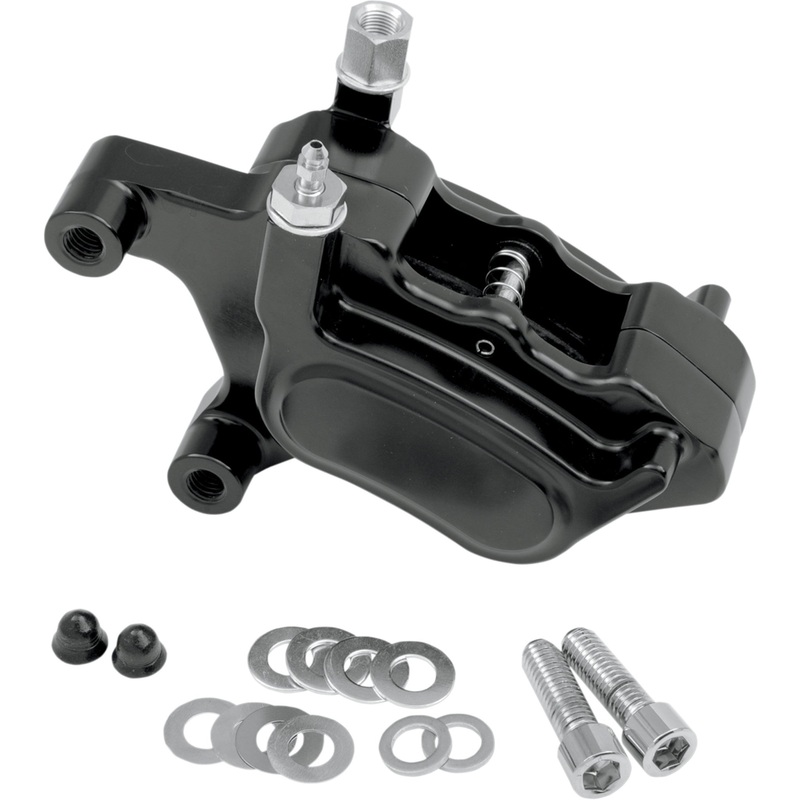 GMA ENGINEERING BY BDL 1701-0277 GMA-400MSB Millenium Series 4-Piston Caliper Front Caliper - SD00-07 - Smooth Black