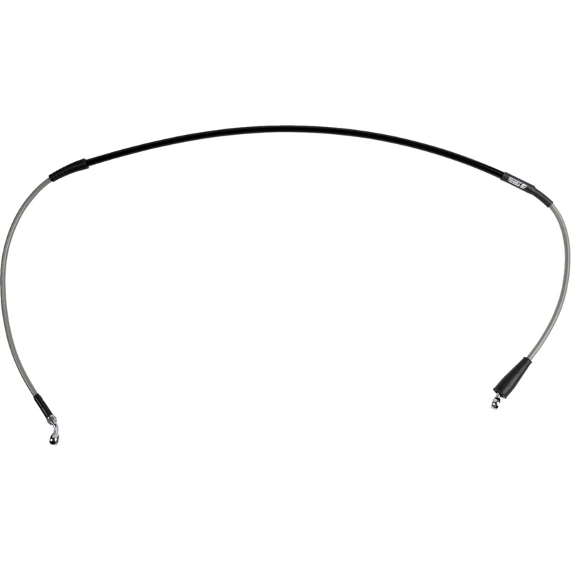 MOOSE OFFROAD 1741-6457 H02-1-063/P Stainless Steel Braided Brake Line Brake Line - Stainless Steel