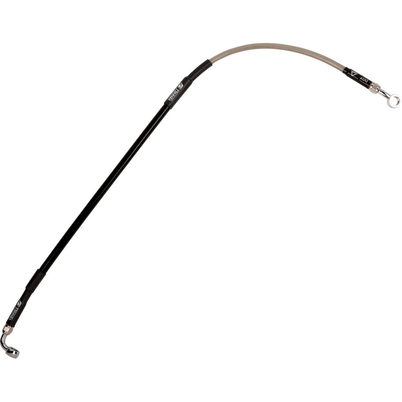 MOOSE OFFROAD 1741-6801 H01-2-016/P Stainless Steel Braided Brake Line Brake Line - Stainless Steel