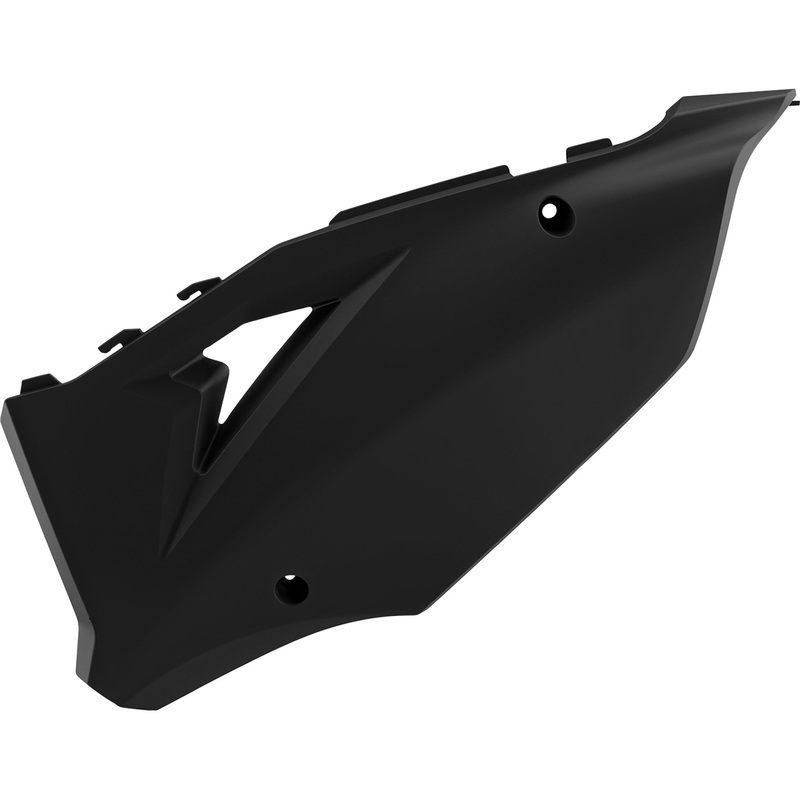 POLISPORT 0520-3034 8425900002 Side Panels For Kawasaki Side Panels - Restyle - '20 KX 450 Restyle - Black - KX 125/250/450