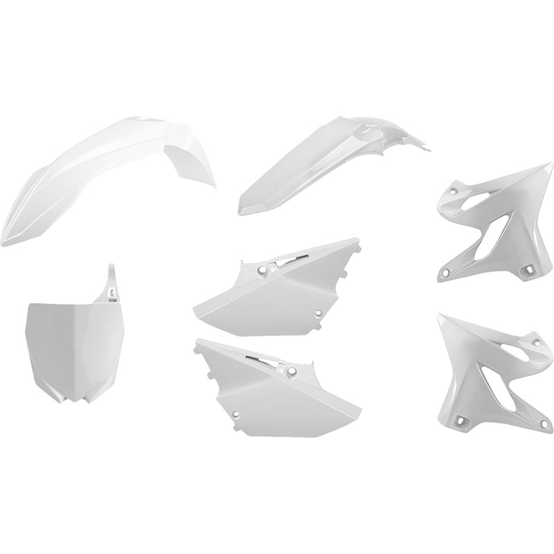 POLISPORT 1403-2585 90648 Body Kit For Yamaha Complete Body Kit - White - YZ 125/250